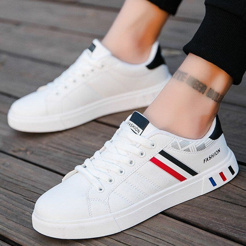 Unisex Sneakers - Skridsikre Gummisåler - Blødt For - Klassisk Snøre Lukning