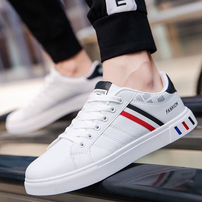 Unisex Sneakers - Skridsikre Gummisåler - Blødt For - Klassisk Snøre Lukning