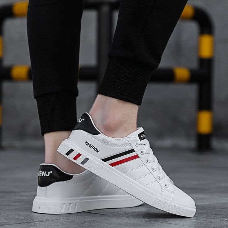 Unisex Sneakers - Skridsikre Gummisåler - Blødt For - Klassisk Snøre Lukning