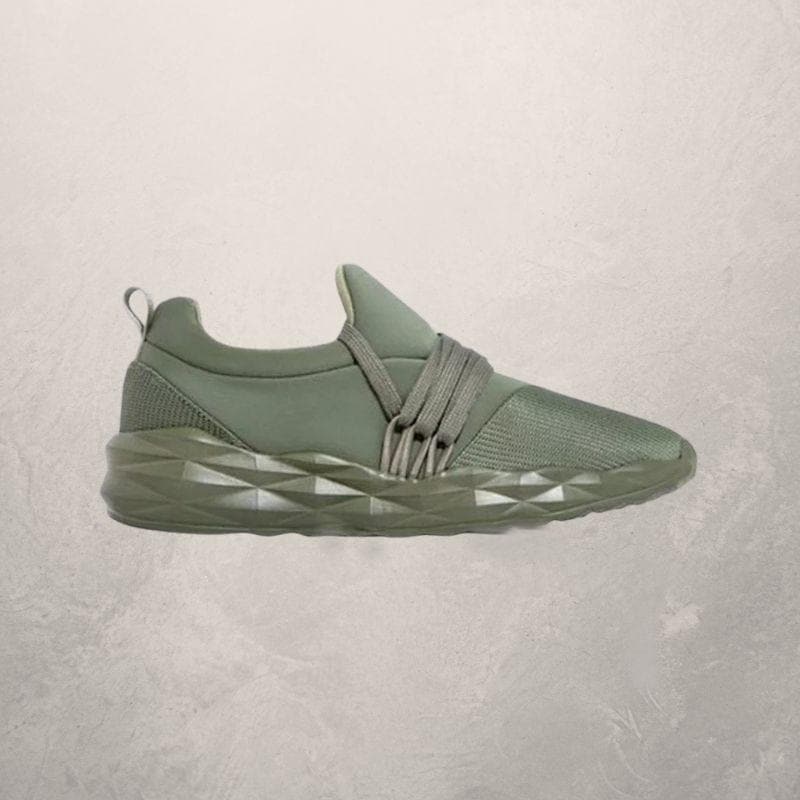 Dame Sneakers - Åndbart Mesh - Tykkesål med Komfort - Stilrent Design