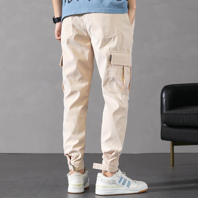 Men's Trousers - Cargo Pants - Relaxed Fit - Adjustable Cuffs - Multiple Pockets