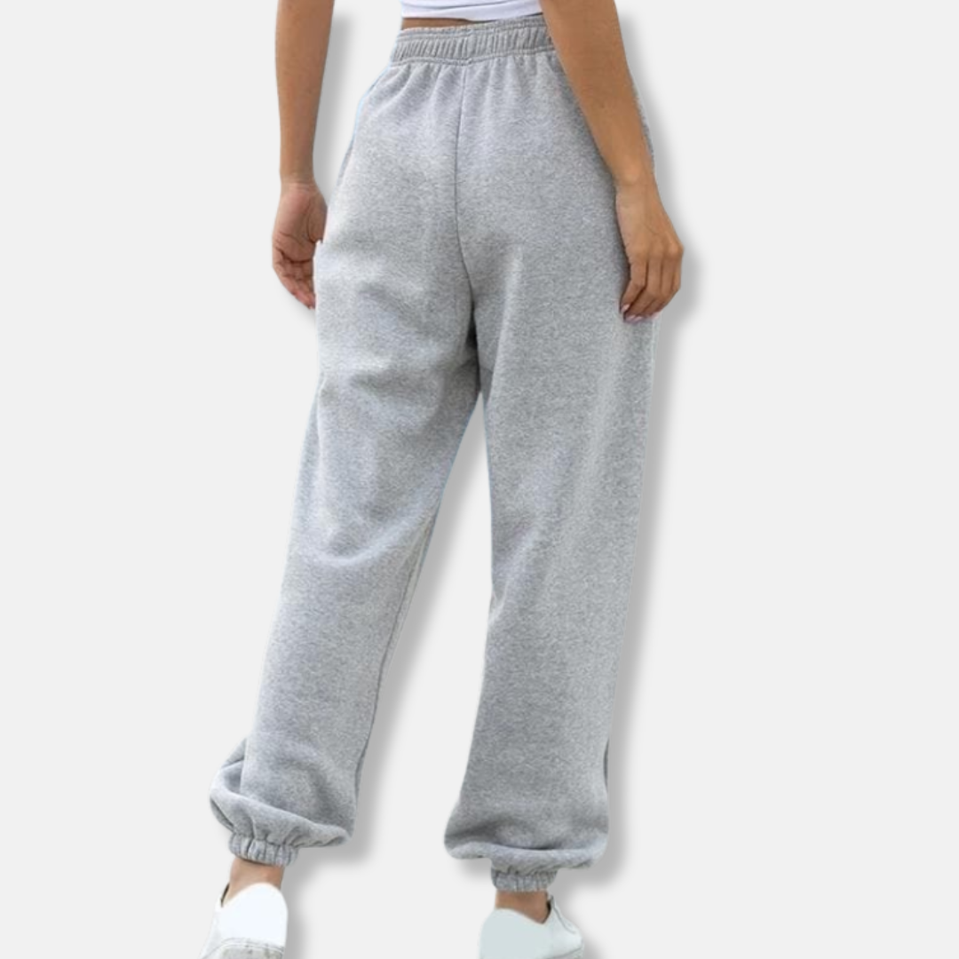 Rosie Relaxed Fit Jogger Pants | Solid Ankle-Length Jogger Pants