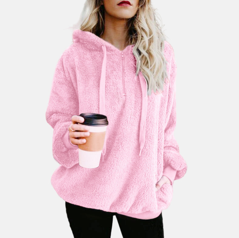 Women's Hoodie - Soft Fleece - Oversized Fit - Long-Sleeved Casual Comfort