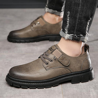 Herresko - Klassisk Snørelukning - Slidstærk Ydersål - Elegant & Casual Design