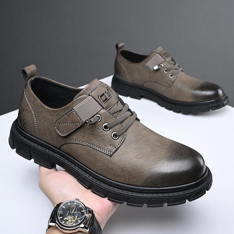 Herresko - Klassisk Snørelukning - Slidstærk Ydersål - Elegant & Casual Design
