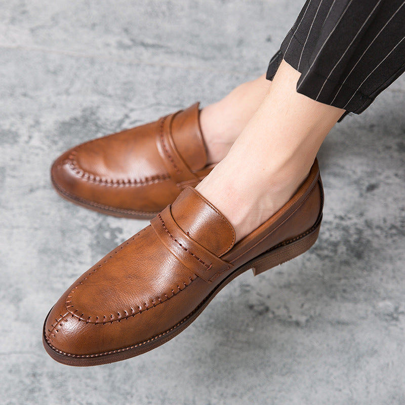 Herre Loafers – Ægte Læder – Slip-On – Penny Strap – Komfortabel Pasform