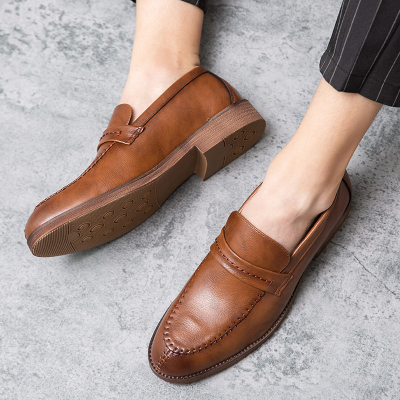 Herre Loafers – Ægte Læder – Slip-On – Penny Strap – Komfortabel Pasform