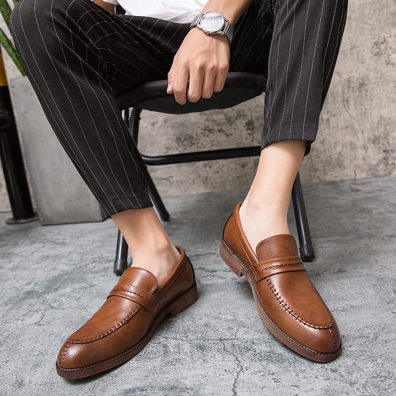 Herre Loafers – Ægte Læder – Slip-On – Penny Strap – Komfortabel Pasform
