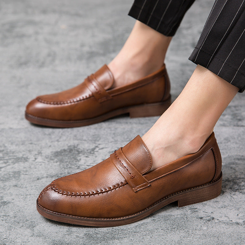 Herre Loafers – Ægte Læder – Slip-On – Penny Strap – Komfortabel Pasform