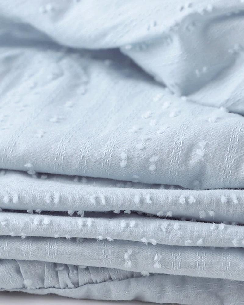 Women's Dress - Light and Breathable - Loose Fit - 3/4 Sleeves - V-neck with Tie