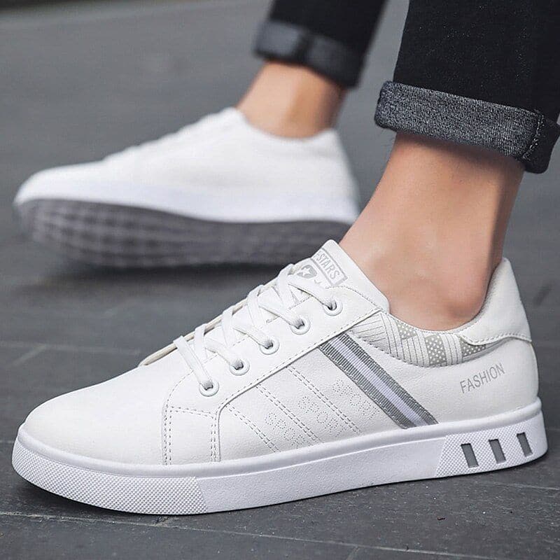 Unisex Sneakers - Skridsikre Gummisåler - Blødt For - Klassisk Snøre Lukning