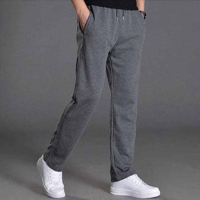 Herre Joggers - Blød Bomuld - Afslappet Pasform - Elastisk Talje med Snøre - Lomme Design
