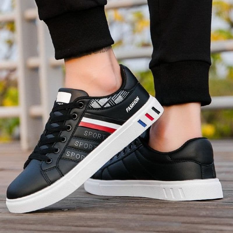 Unisex Sneakers - Skridsikre Gummisåler - Blødt For - Klassisk Snøre Lukning