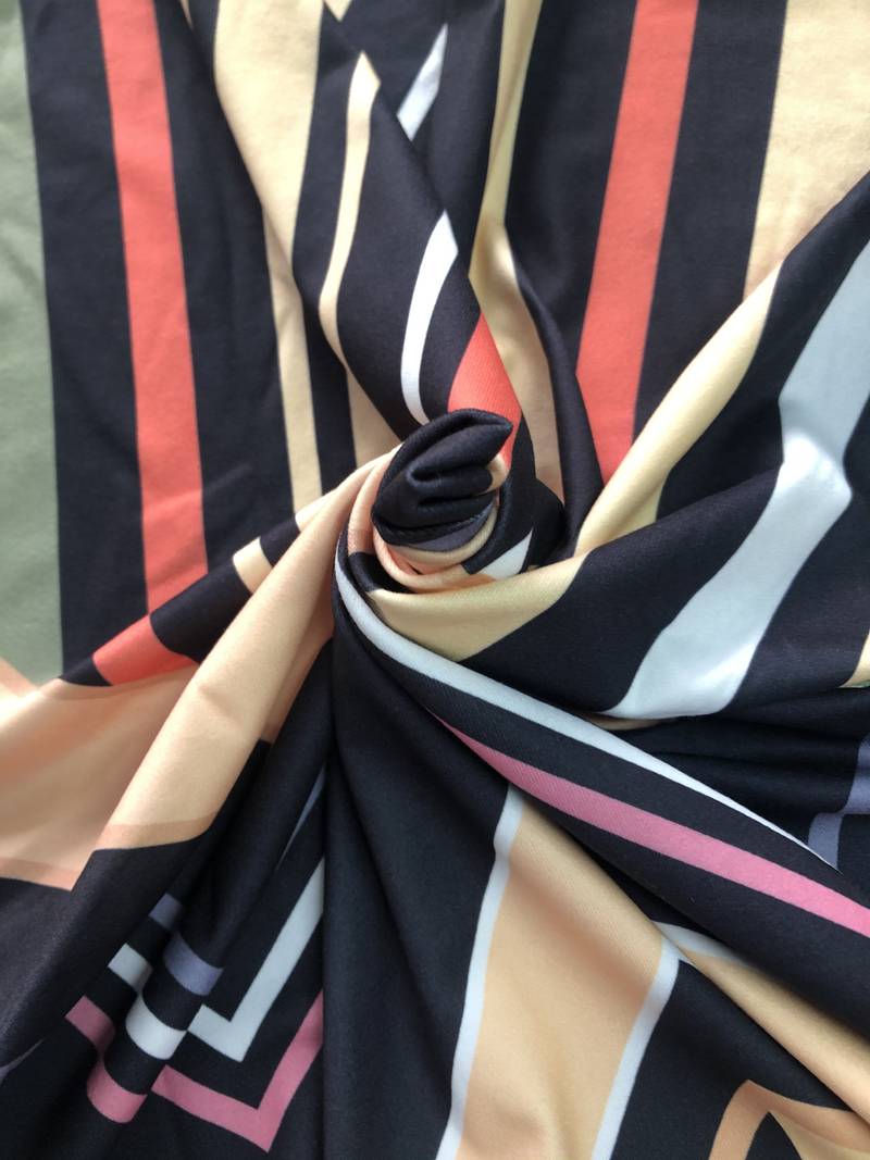 Women's Maxi Dress - Sleeveless - High Neck - Side Slit - Geometric Pattern