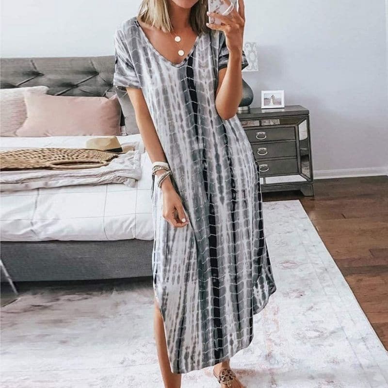 Annie - Long maxi dress with beautiful patterns