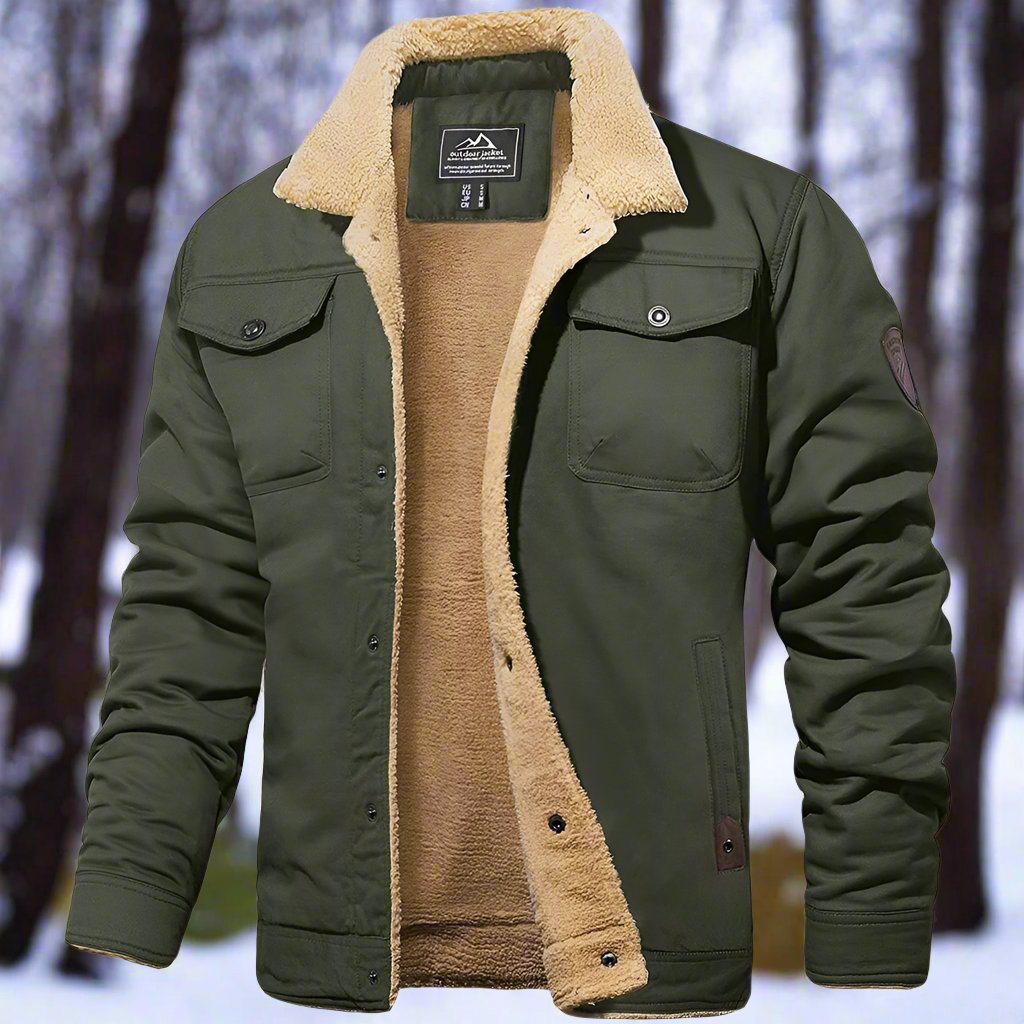 Leonard Sherpa Denim Jacket – Warm & Stylish