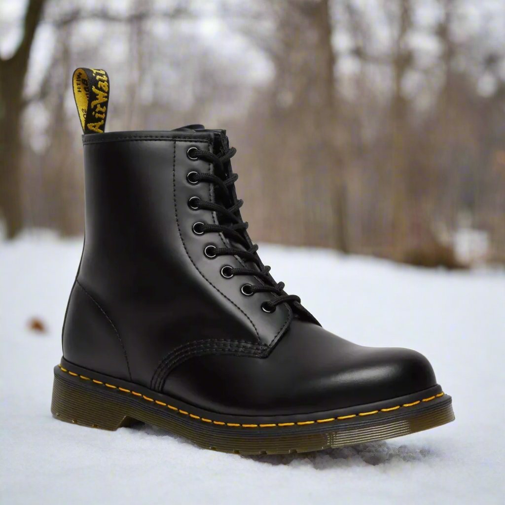 Women's Boots - Leather - Laces - Comfortable Air-Cushion Sole - Durable
