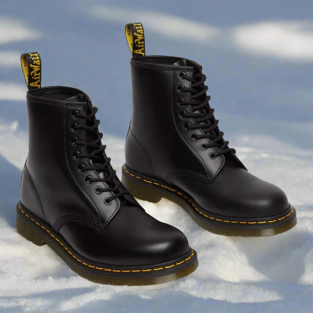 Women's Boots - Leather - Laces - Comfortable Air-Cushion Sole - Durable