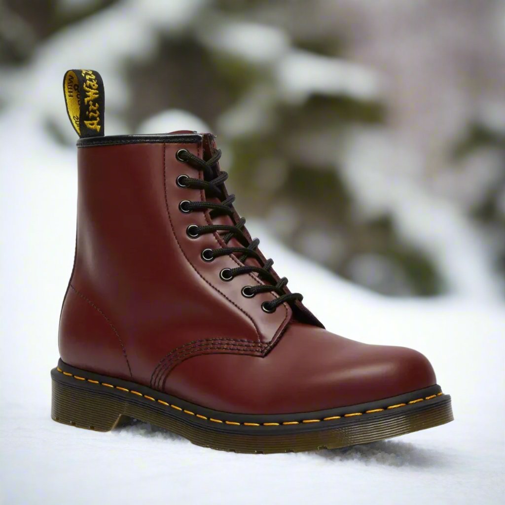 Women's Boots - Leather - Laces - Comfortable Air-Cushion Sole - Durable