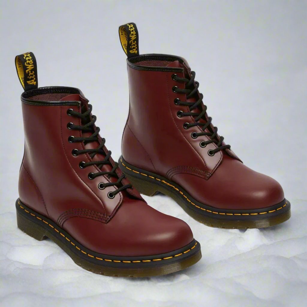 Women's Boots - Leather - Laces - Comfortable Air-Cushion Sole - Durable