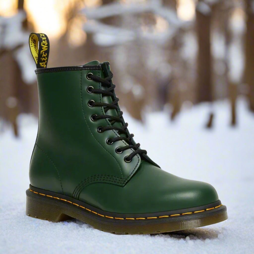 Women's Boots - Leather - Laces - Comfortable Air-Cushion Sole - Durable
