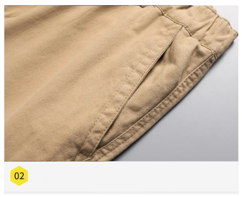 Men's Trousers - Cargo Design - Relaxed Fit - Durable Cotton - Multiple Pockets