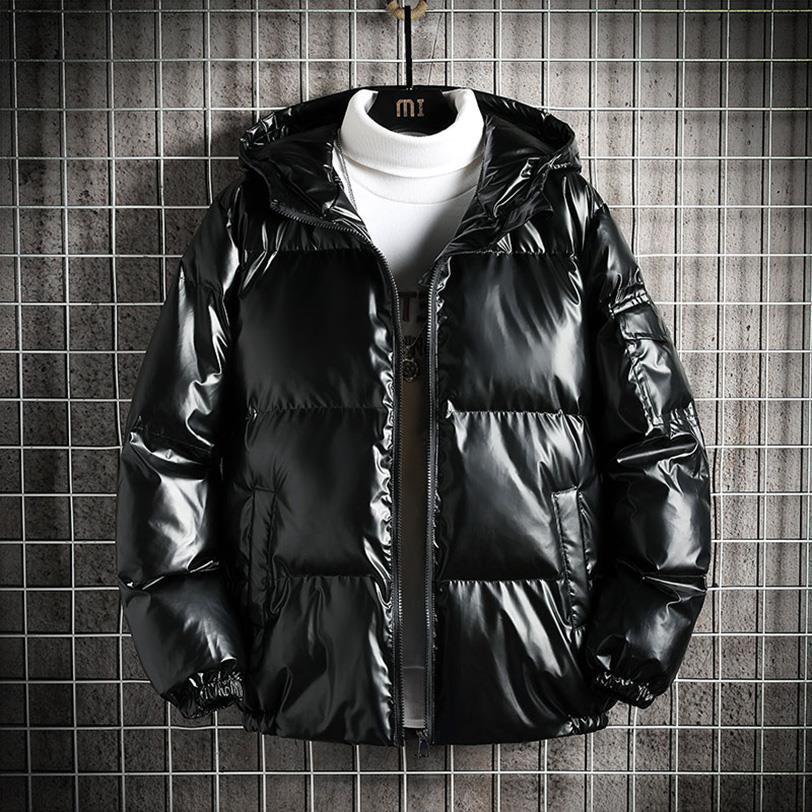 Men’s Puffer Coat - Woven - Oversized Fit - Hooded - Quilted - Water-Resistant