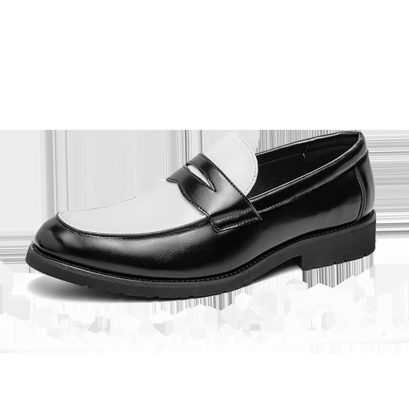 Herre Loafers – Poleret Læder – Slip-On – Tofarvet Design – Gummisål – Formelle og Casual