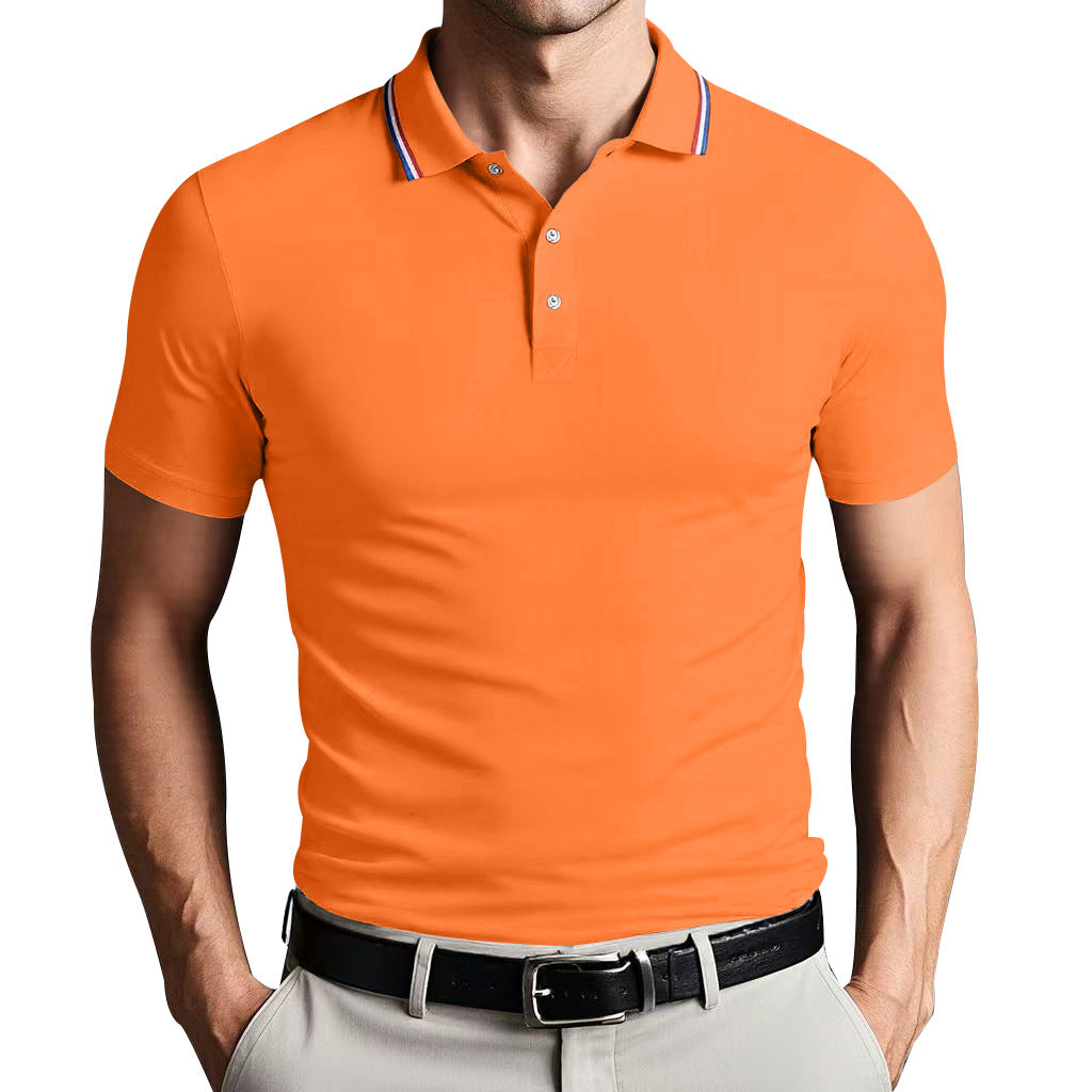 Unisex polo shirt – slim fit – let og åndbar – klassisk krave – kort ærme