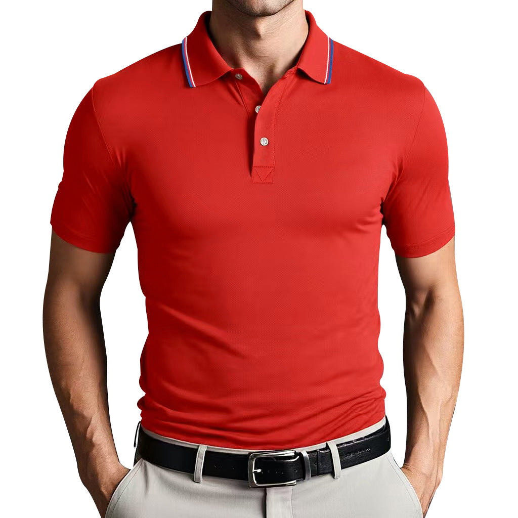 Unisex polo shirt – slim fit – let og åndbar – klassisk krave – kort ærme