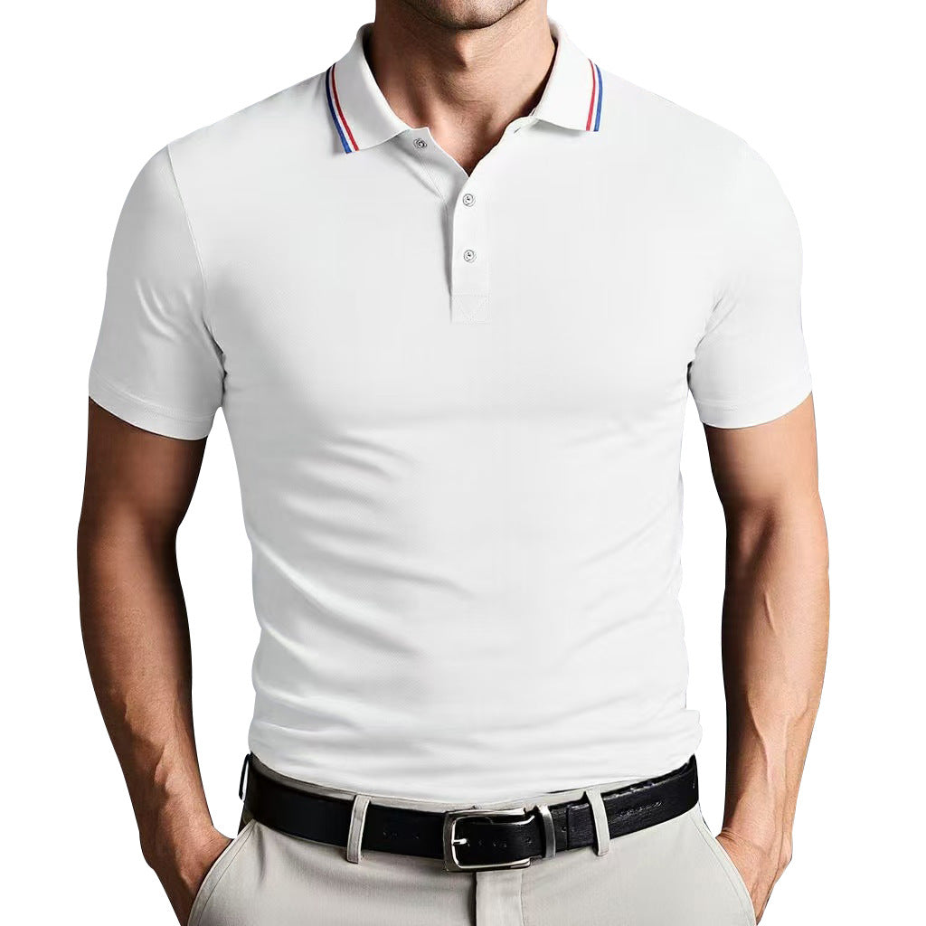 Unisex polo shirt – slim fit – let og åndbar – klassisk krave – kort ærme