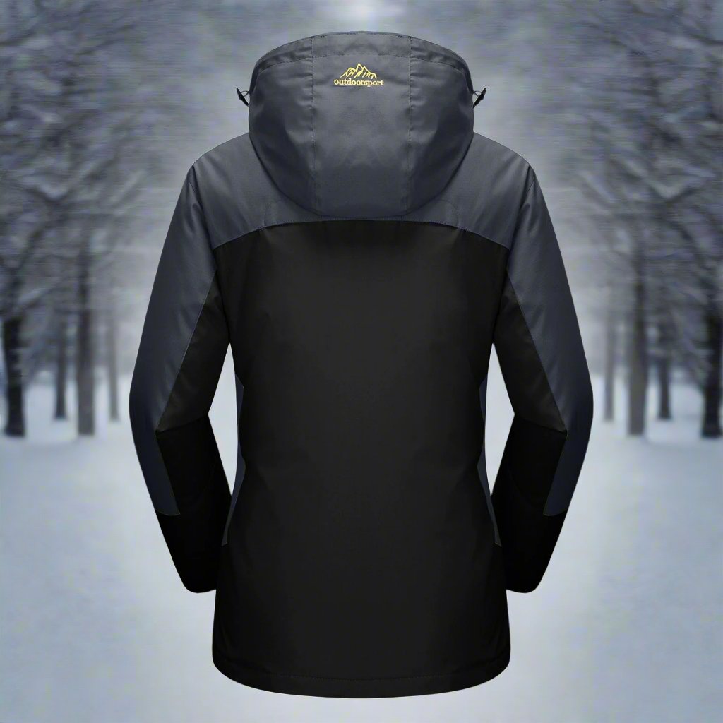 Women's Winter Jacket - Waterproof and Windproof - Insulated with Hood - Adjustable Cuffs