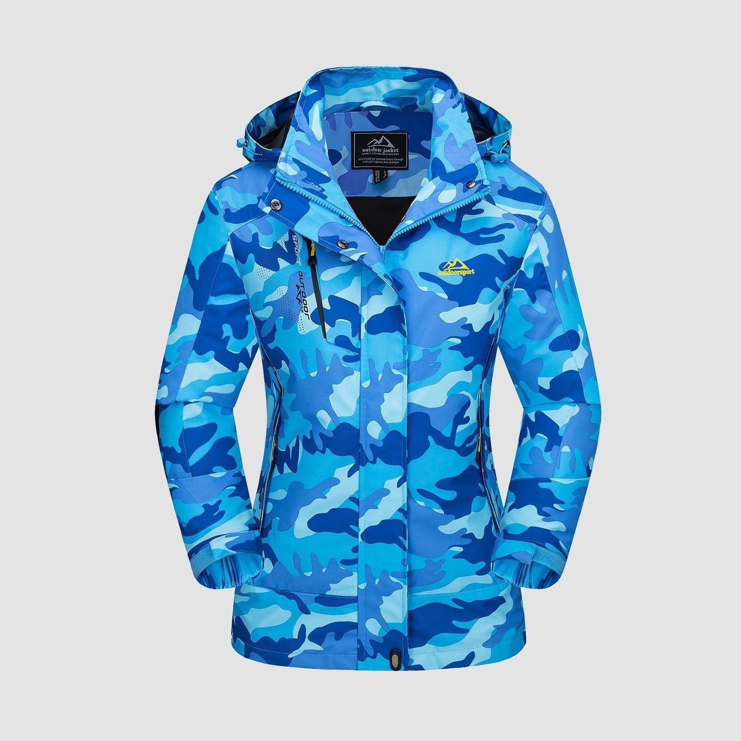 Women's Winter Jacket - Waterproof and Windproof - Insulated with Hood - Adjustable Cuffs