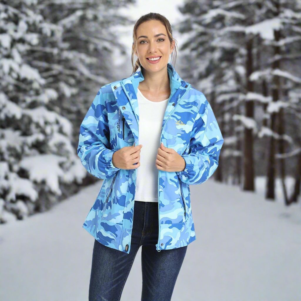 Women's Winter Jacket - Waterproof and Windproof - Insulated with Hood - Adjustable Cuffs