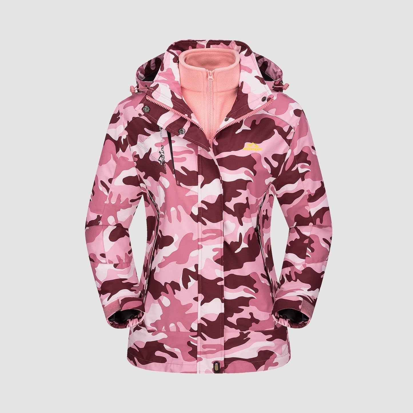 Women's Winter Jacket - Waterproof and Windproof - Insulated with Hood - Adjustable Cuffs