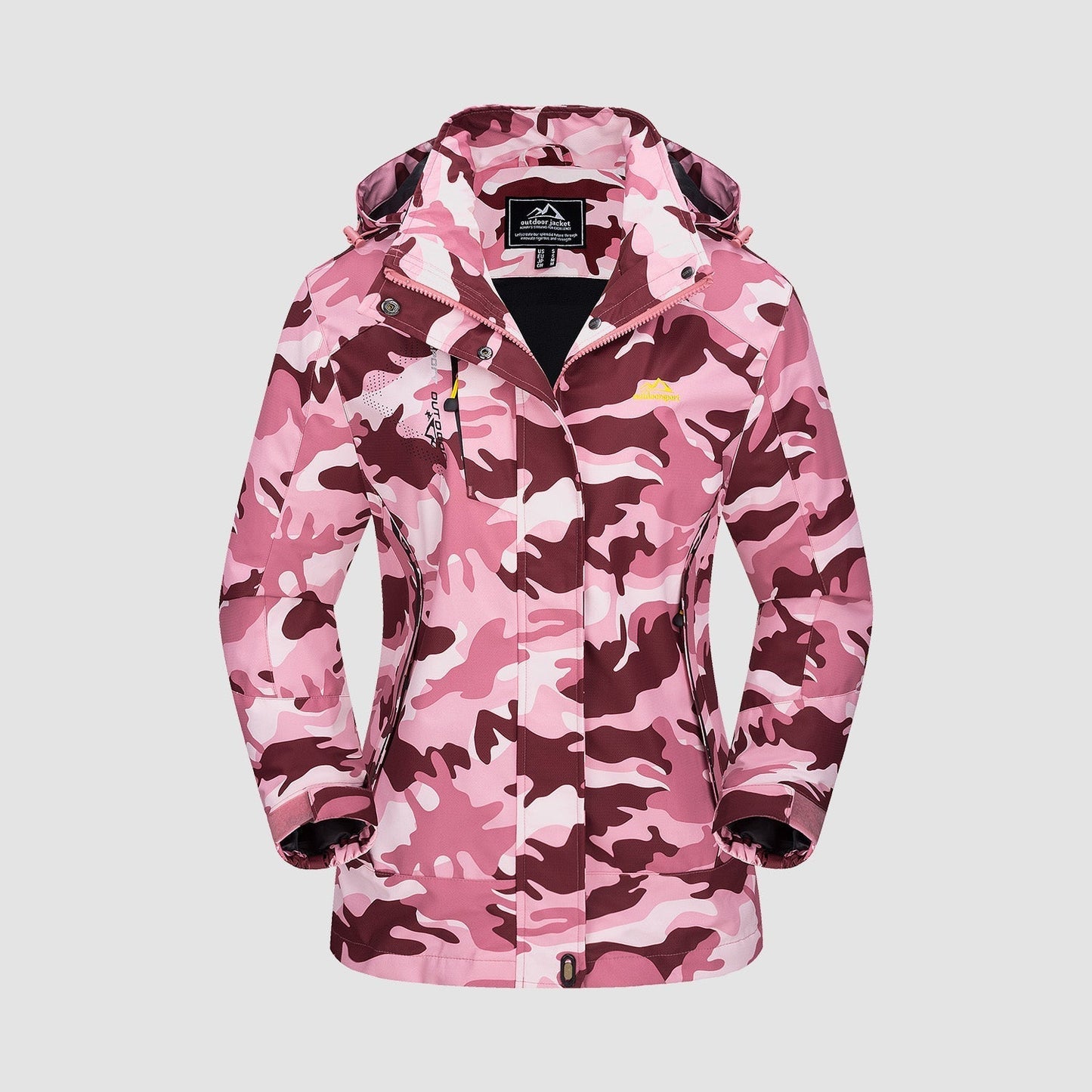 Women's Winter Jacket - Waterproof and Windproof - Insulated with Hood - Adjustable Cuffs