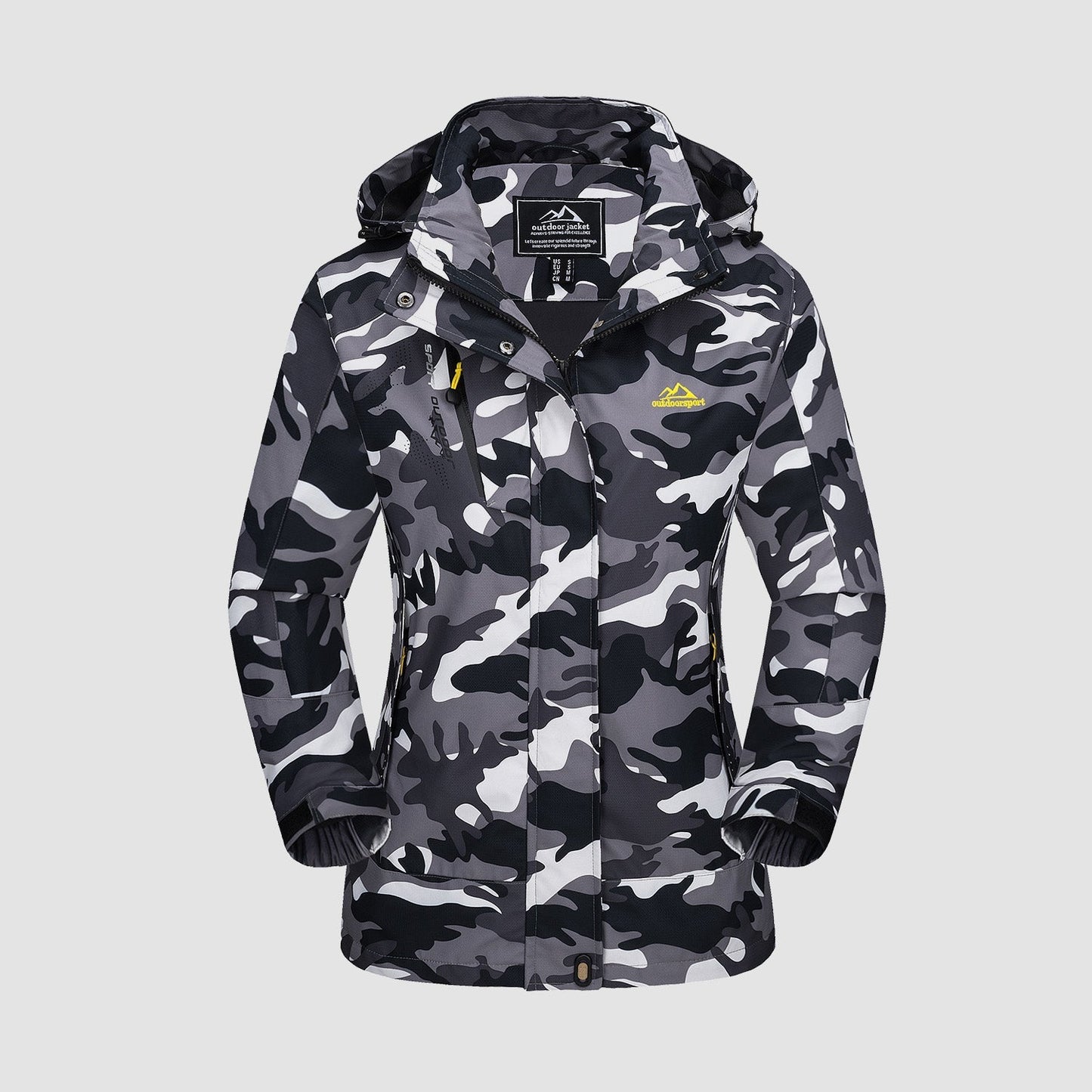 Women's Winter Jacket - Waterproof and Windproof - Insulated with Hood - Adjustable Cuffs