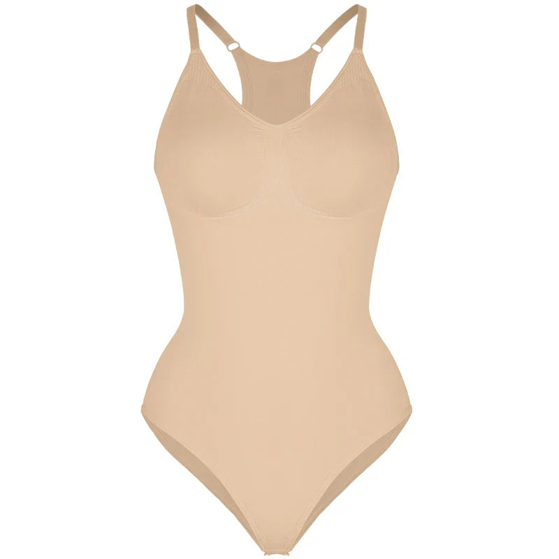 Women's Bodysuit – Seamless and Shaping – Racerback – Tummy Control Base Layer