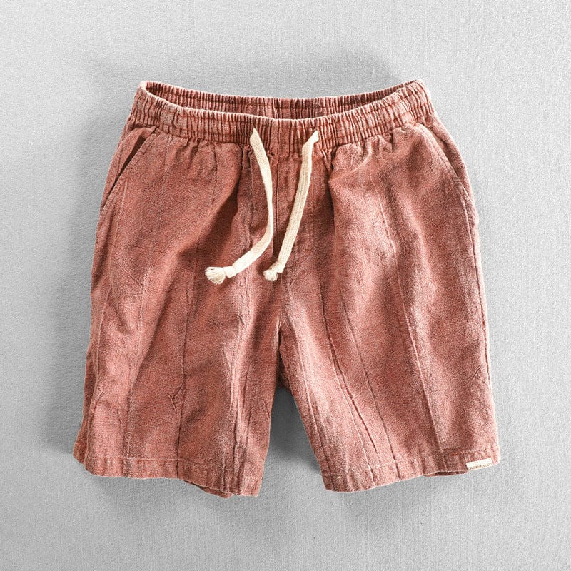 Men's Shorts – Relaxed Fit – Breathable Material – Elastic Waist with Drawstring
