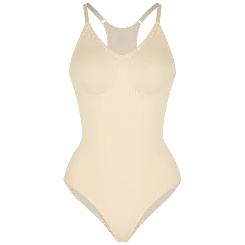Women's Bodysuit – Seamless and Shaping – Racerback – Tummy Control Base Layer