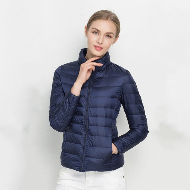 Women's Down Jacket – Slim Fit – Quilted Design – Light and Warm – Urban Style