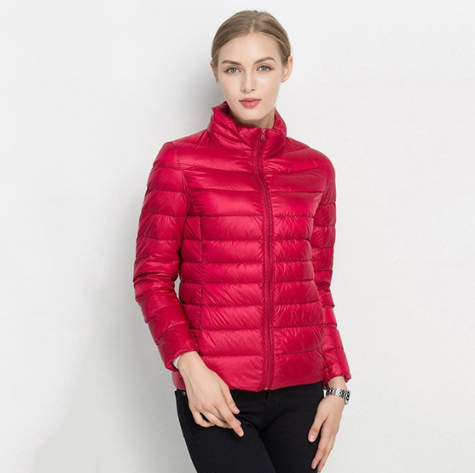 Women's Down Jacket – Slim Fit – Quilted Design – Light and Warm – Urban Style