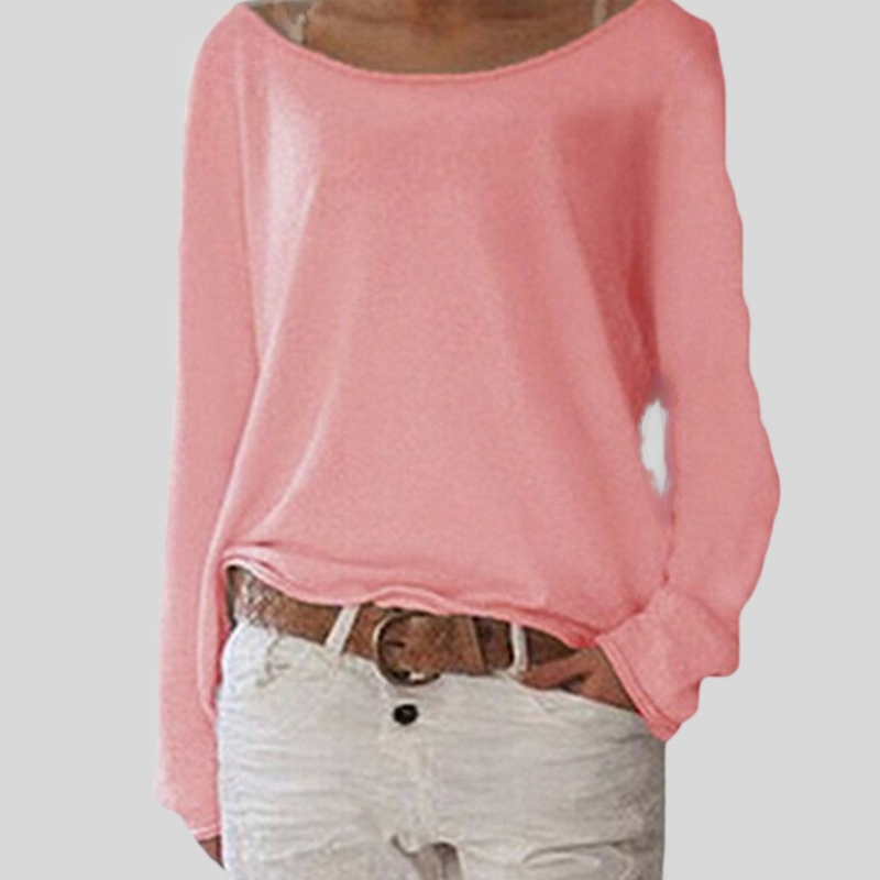 Harper Draped Off-Shoulder Blouse | Loose Fit Boat Neck Blouse