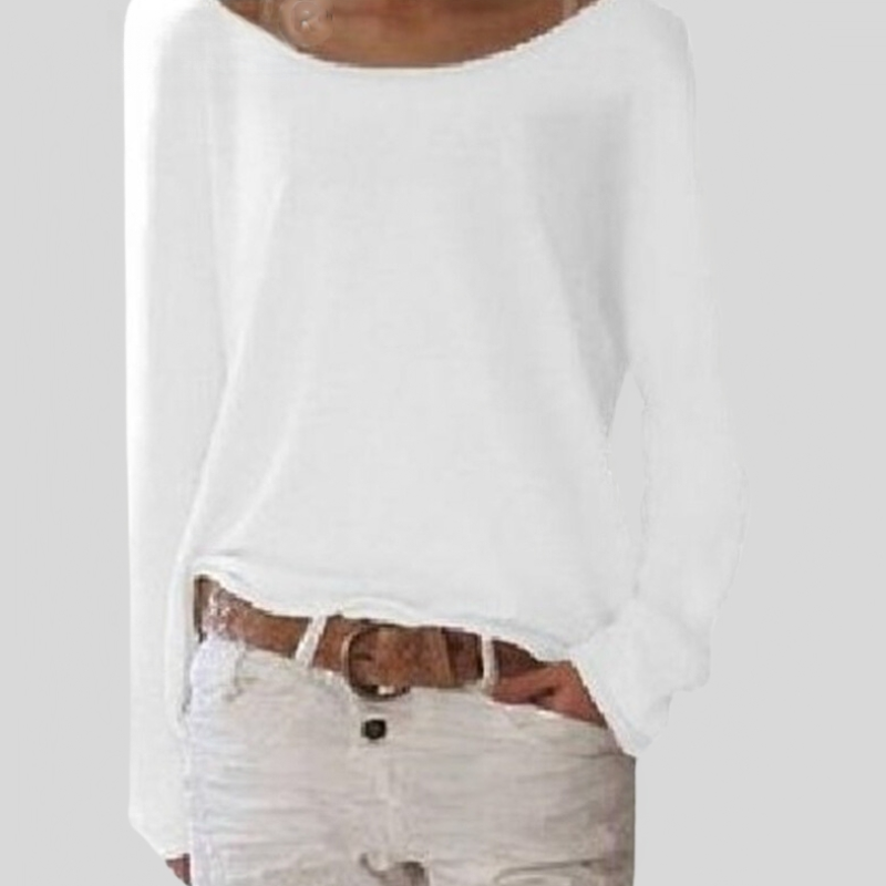 Harper Draped Off-Shoulder Blouse | Loose Fit Boat Neck Blouse