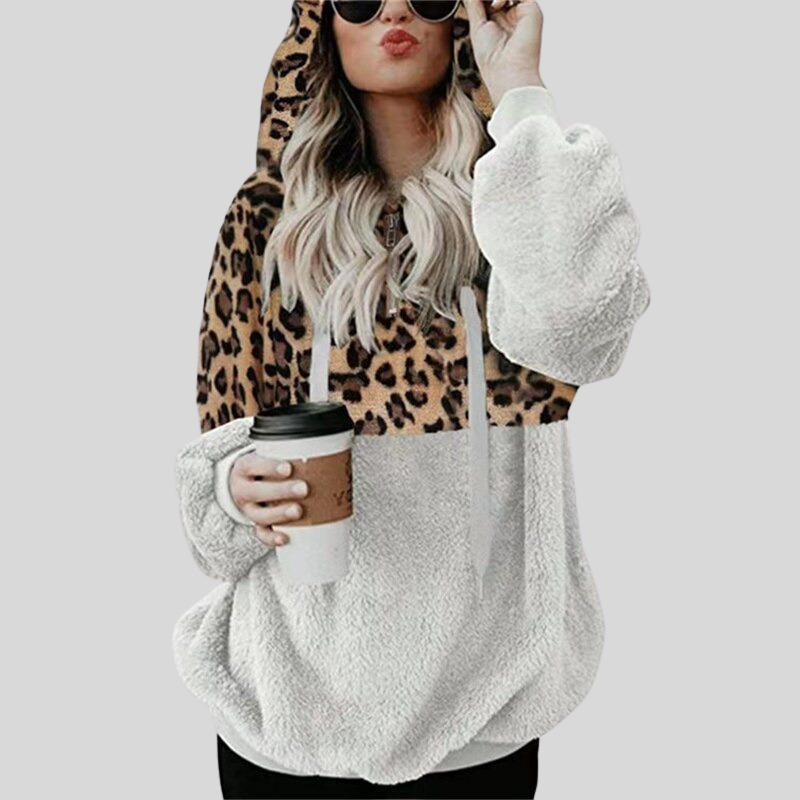 Women's Hoodie - Oversized Fit - Soft Fleece - With Kangaroo Pocket and Hood