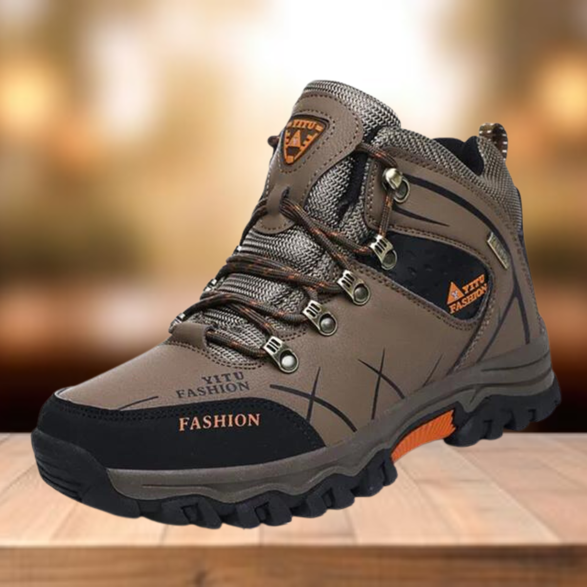 Men's Boots – Water-Resistant – High Shaft – Non-Slip Outsole – Comfort Padding