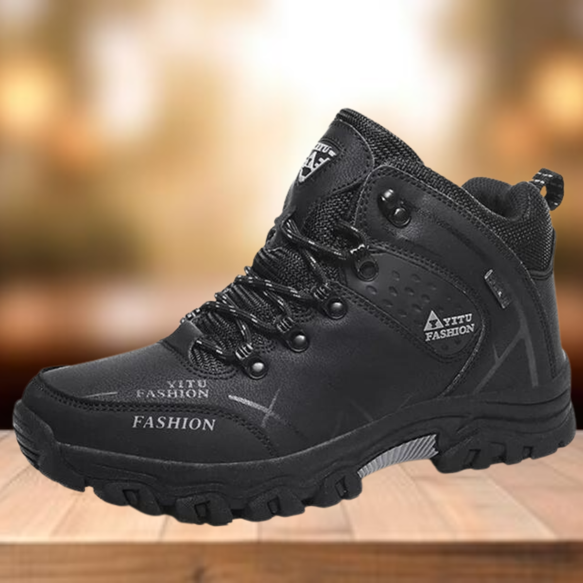 Men's Boots – Water-Resistant – High Shaft – Non-Slip Outsole – Comfort Padding