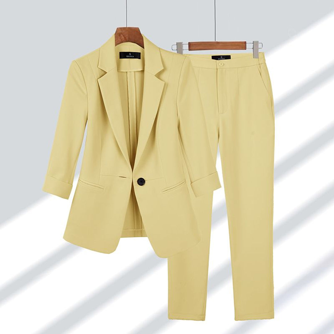 Women's Suit - Tailored Blazer & Trousers - Elegant & Professional Look