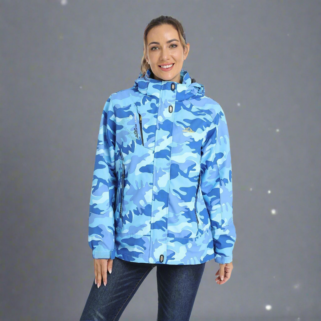 Women's Winter Jacket - Waterproof and Windproof - Insulated with Hood - Adjustable Cuffs
