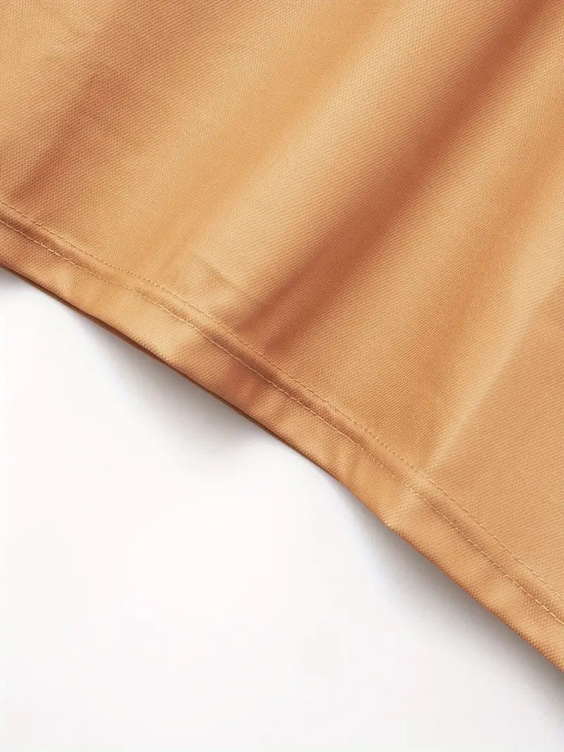 Men's Polo Shirt - Regular Fit - Short Sleeve - Contrast Collar - Breathable Casual Wear